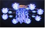 Светильник декоративный LV 8504/12 Хром /LED синий+белый