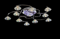 Светильник декоративный LV 8228/11 CH G4 12V*20W L55 W25 H19/LED фиолетовый
