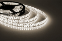 LS615 240SMD(3528)/m 19.2W/m 12V 5m теплый белый на белом
