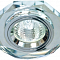 8020-2/(CD3003) серебристый-хром (прозрачный.-хром) МR16 50W SV/SV