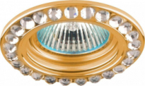 DL111-C MR16 MAX50W 12V G5.3, прозрачный, золото