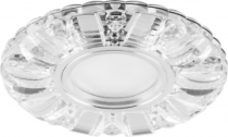 CD921 15LED*2835,SMD,4000K,MR16,50W,G5.3, прозрачный, хром