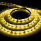 LS604, 60SMD(3528)/m 4.8W/m 12V IP65 5m желтый на белом основании