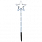 LT044 56LED (4*14L) белый цвет свечения, батарейки 4*АА высота 65см, таймер, контролер IP44