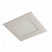 DL08 WH 8W LED 3000K белый  квадрат 120*120mm STANDART