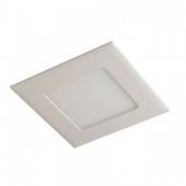 DL08 WH 8W LED 3000K белый  квадрат 120*120mm STANDART