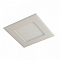 DL08 WH 8W LED 3000K белый  квадрат 120*120mm STANDART