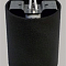 LS-K-065 BK+S светильник квадрат, черный шелк (H65мм, 60*60мм)