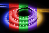 LS606/LED-RL 60SMD(5050)/m 14.4W/m 12V 3000*10*2,32mm RGB на белом с контрол драйвер 48 -60W
