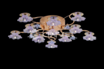 Светильник декоративный LV 8543/11 Золото/LED синий+белый