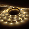 LS606/LED-RL 30SMD(5050)/m 7.2W/m 12V 5000*10*0.22  теплый белый на белом основании
