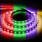 LS606/LED-RL 60SMD(5050)/m 14.4W/m 12V 5м RGB на белом c драйвер 60- 90W+контроллер