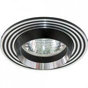 CD 2310 серебро/черный MR16 50W G5.3 "круг"