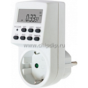 TM24 розетка с таймером (недельная) 3600W/16A 230V
