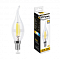 LB-69 4LED(5W) 230V E14 2700K хром свеча на ветру