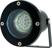 3734 черный 18LED белый 230V JCDR G 5,3