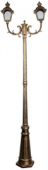 PL4018 2*60W 230V E27 17*45*220CM черное золото(столб 2.2м)