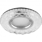 CD 879 прозрачный, хром 12LED*2835 SMD, 4000K, MR16 50W G5.3