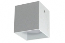 LS-K-065 WH+S светильник квадрат, белый шелк (H65мм, 60*60мм)