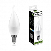 LB-97 (7W) 230V E14 4000K свеча на ветру