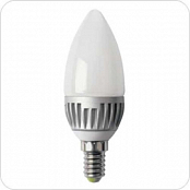 LED C37 E-14 4W  3000K