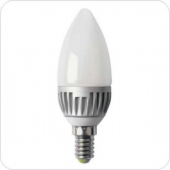 LED C37 E-14 4W  3000K