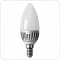 LED C37 E-14 4W  3000K