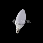 LS-33 7W 220V E14 6400K 600Lm свеча