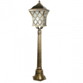 PL4066 60W 230V E27 23*23*120CM черное золото (столб 1.2 м.)